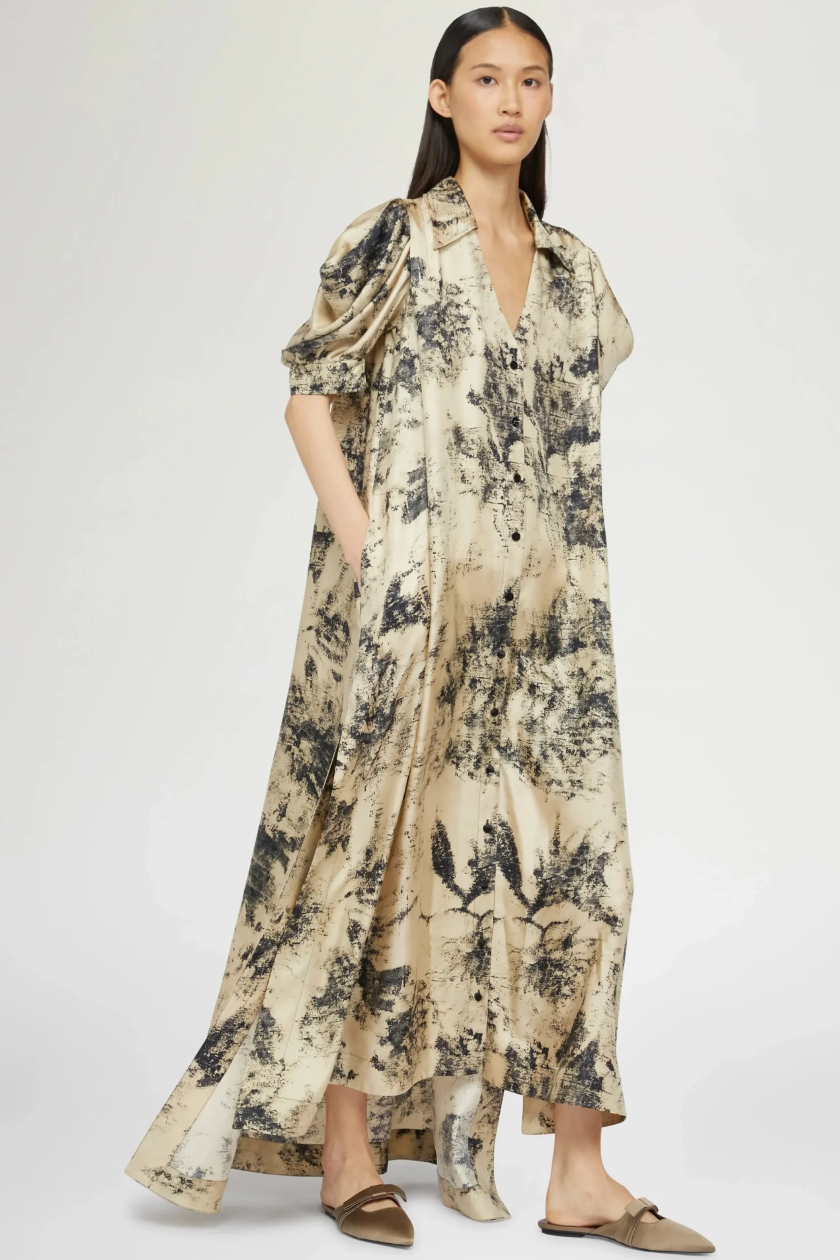 Abiti^Antonio Marras Abito Lungo Stampa Tropicale