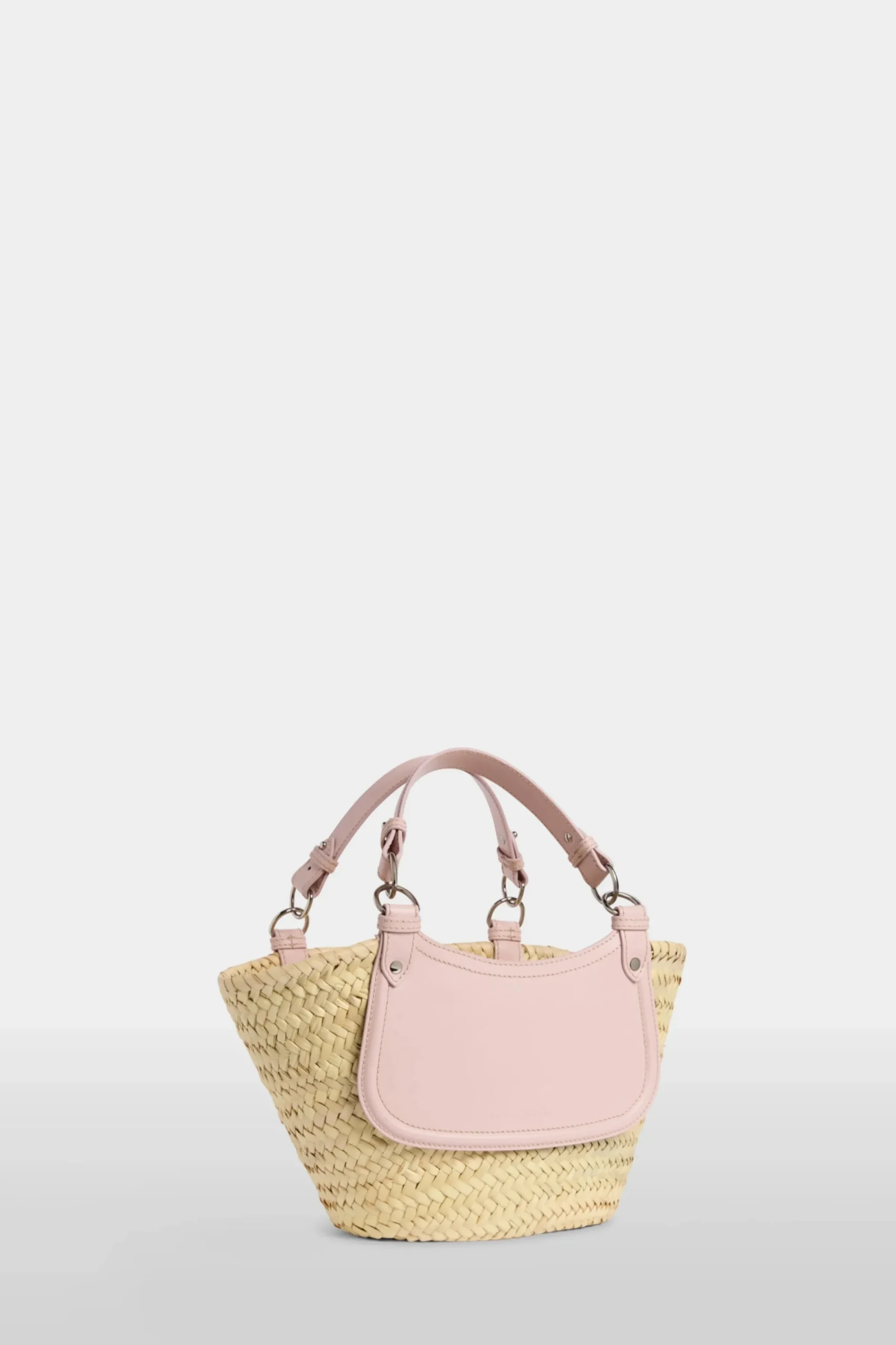 Borse^Antonio Marras Borsa di Paglia Media Rosa