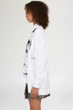 Camicie E Bluse^Antonio Marras Camicia Bianca Ricami Neri
