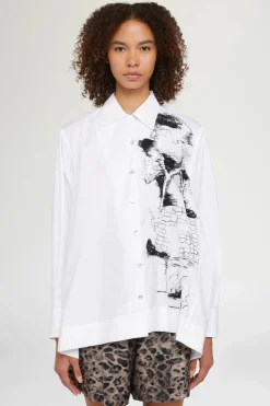 Camicie E Bluse^Antonio Marras Camicia Bianca Ricami Neri