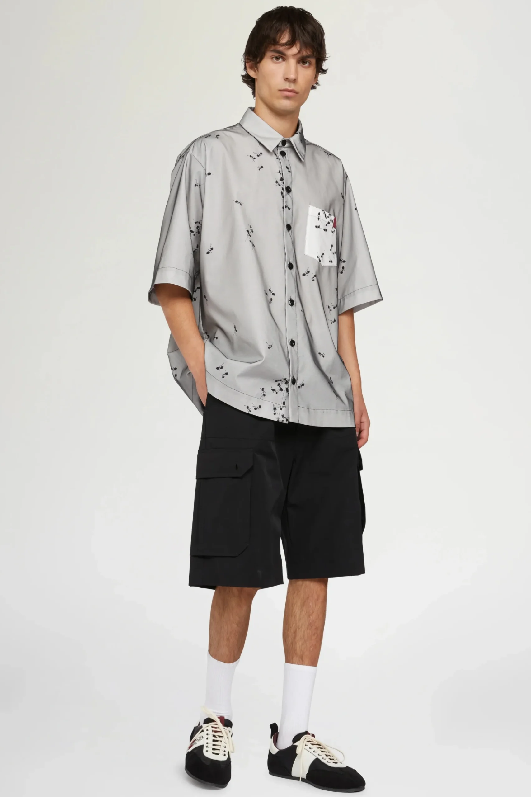 Uomo^Antonio Marras Camicia con Stampa Formiche