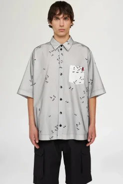 Uomo^Antonio Marras Camicia con Stampa Formiche