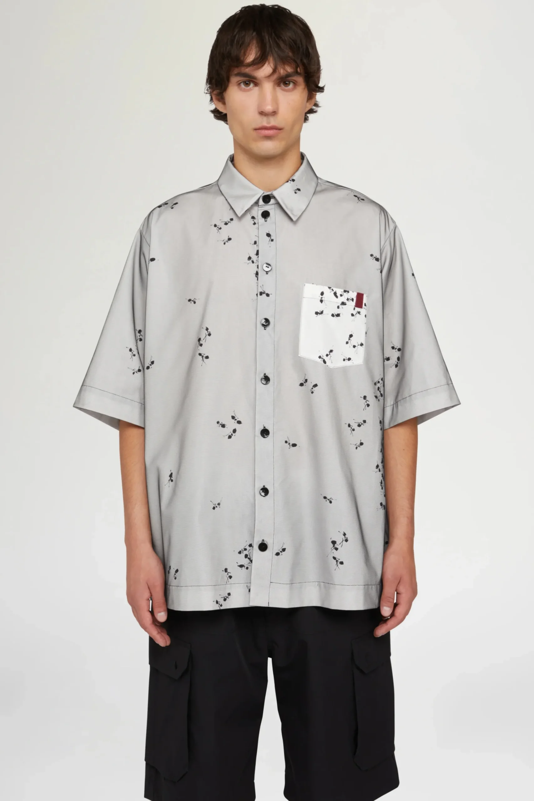 Uomo^Antonio Marras Camicia con Stampa Formiche