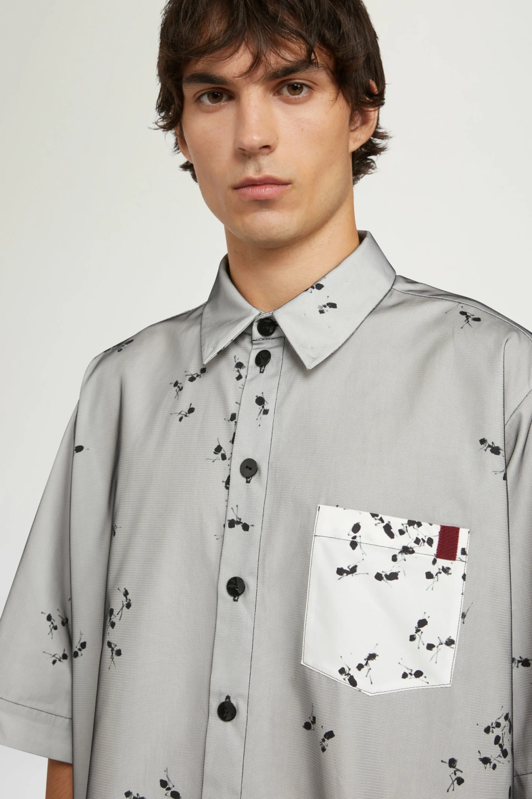 Uomo^Antonio Marras Camicia con Stampa Formiche