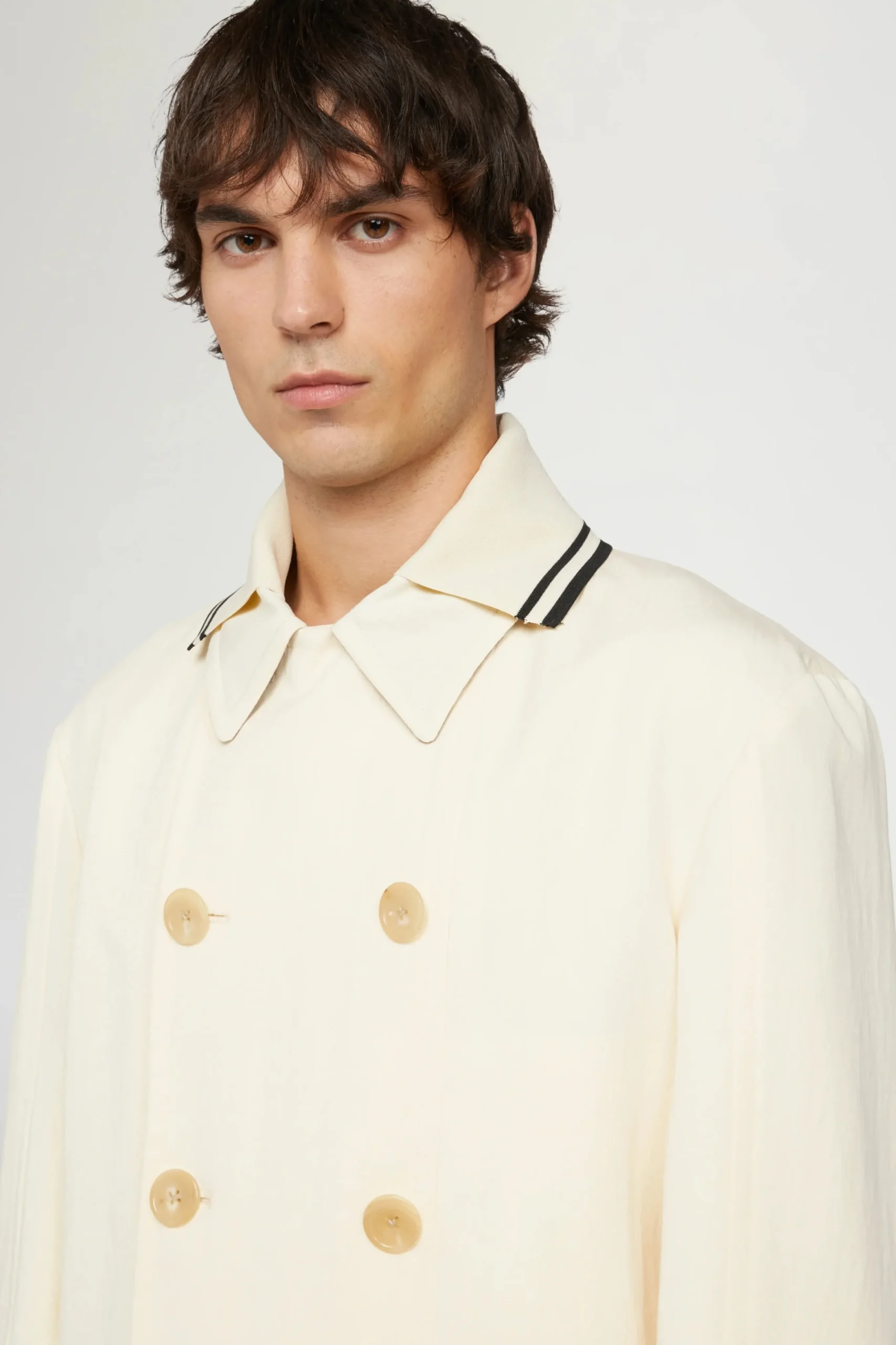 Uomo^Antonio Marras Cappotto Doppiopetto Crema