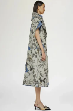 Giacche E Capispalla^Antonio Marras Cappotto in Denim Stampa Tropicale
