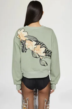 Magliette E Top^Antonio Marras Felpa Ibiscus Patchworks