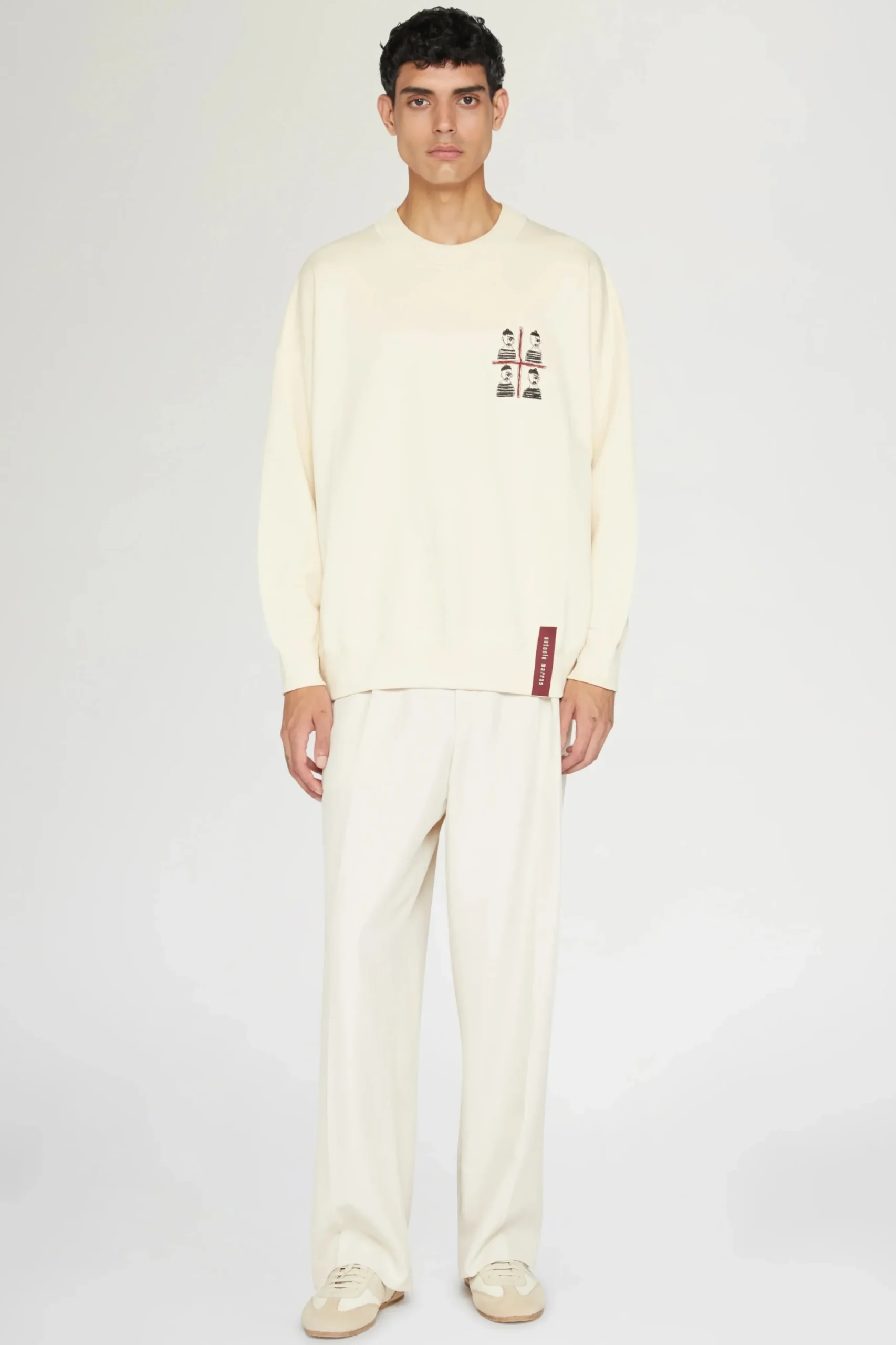 Magliette E Top|Uomo^Antonio Marras Felpa Quattro Mori