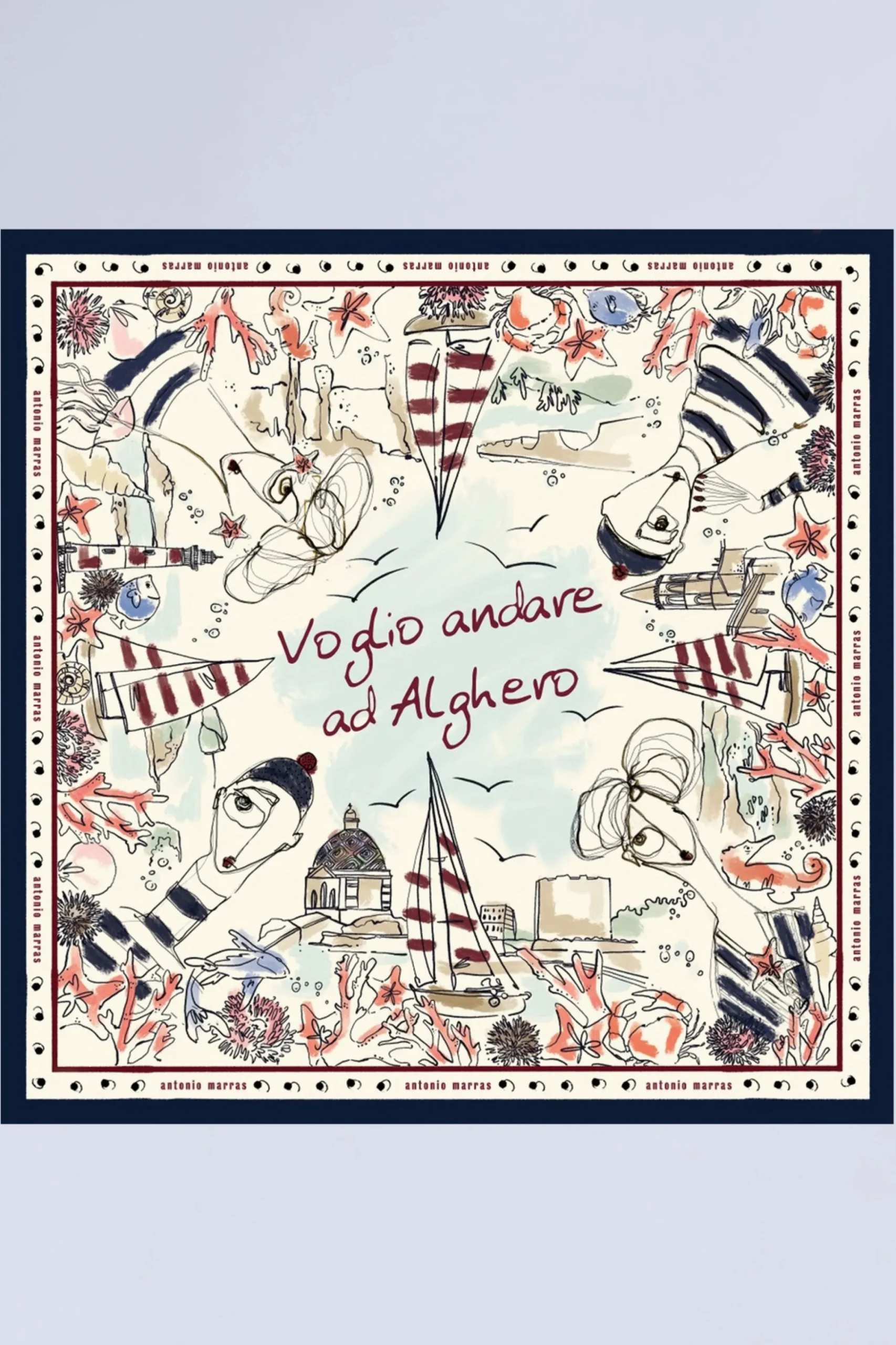 Accessori Morbidi^Antonio Marras Foulard Alghero