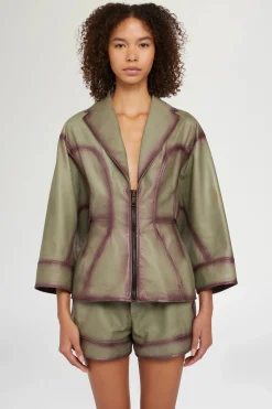 Giacche E Capispalla^Antonio Marras Giacca di Pelle Verde