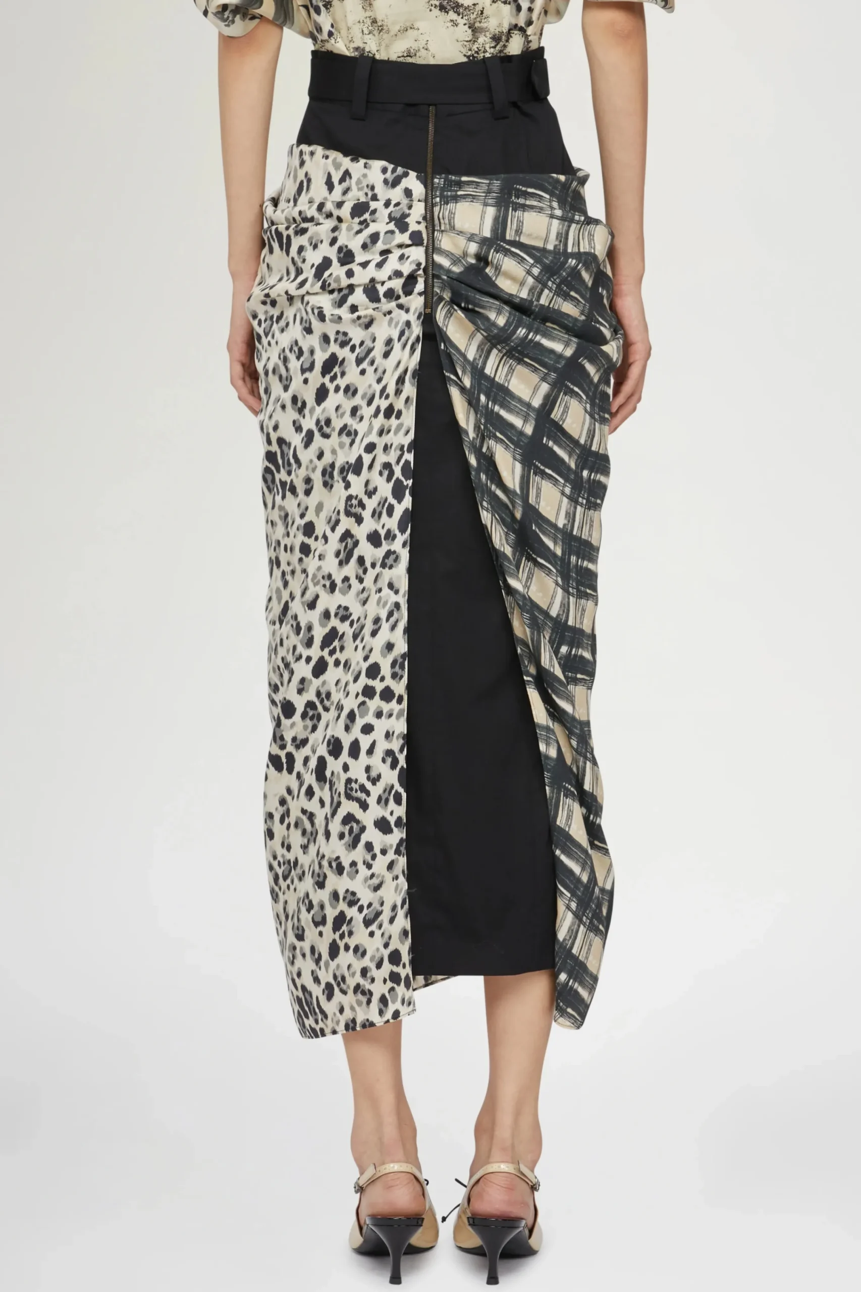 Gonne^Antonio Marras Gonna in Seta Drappeggiata