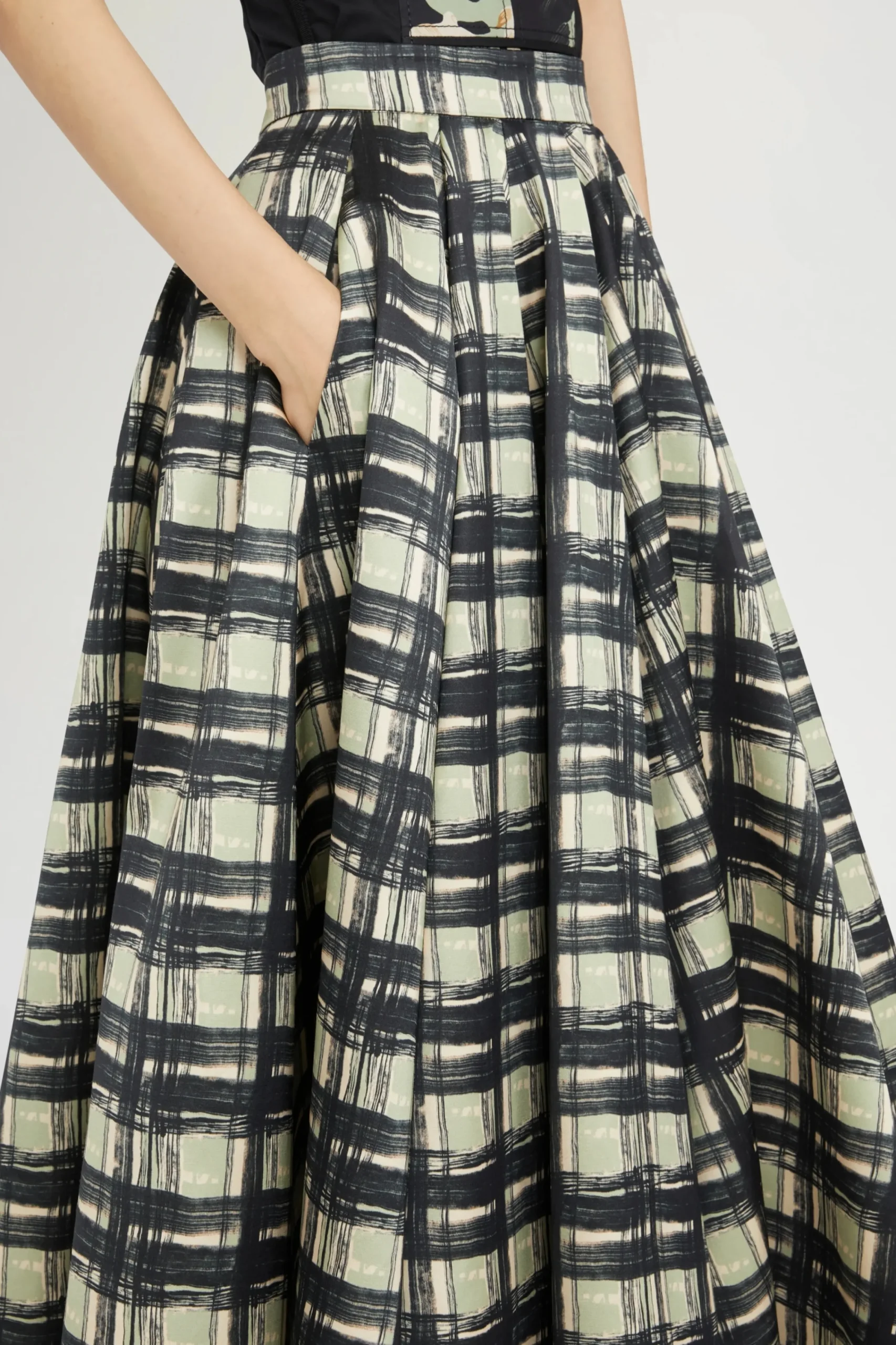 Gonne^Antonio Marras Gonna Midi a Pieghe Quadri