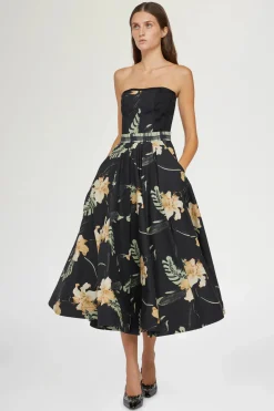 Gonne^Antonio Marras Gonna Midi Stampa Ibiscus
