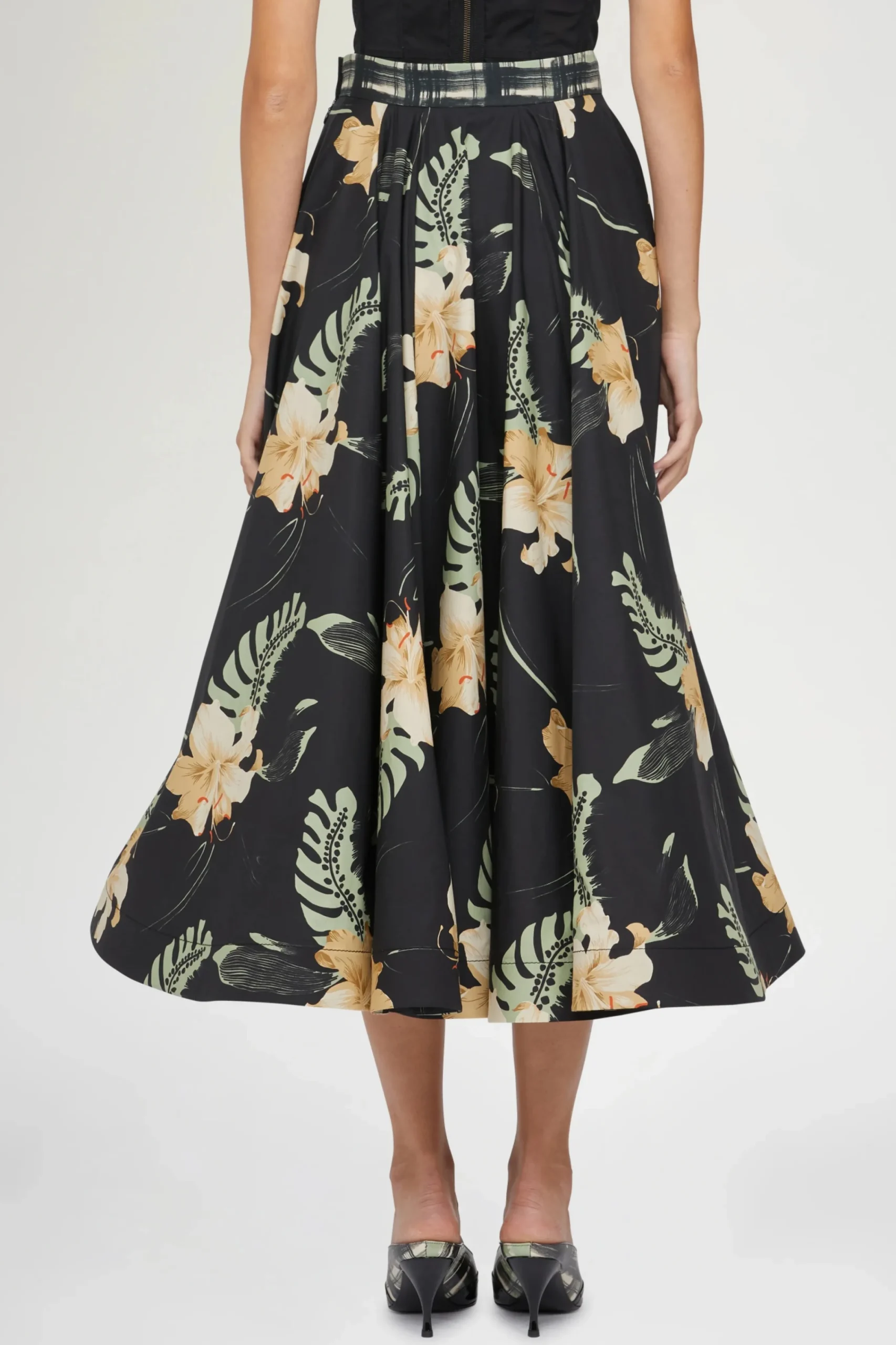 Gonne^Antonio Marras Gonna Midi Stampa Ibiscus