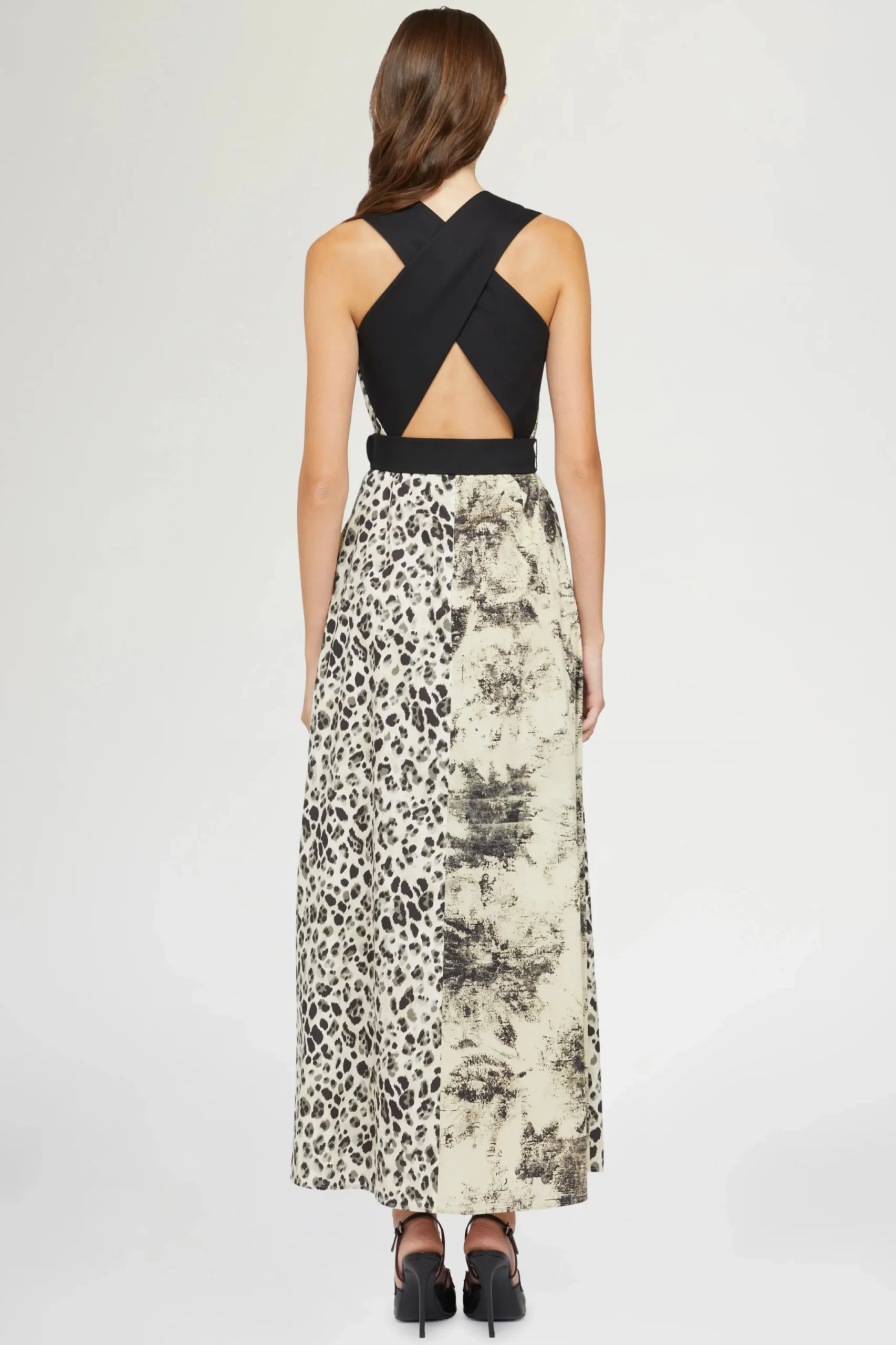Abiti^Antonio Marras Midi Abito Stampa Tropicale & Leopardo