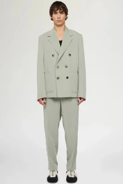 Uomo^Antonio Marras Pantaloni Dritti Verde Salvia