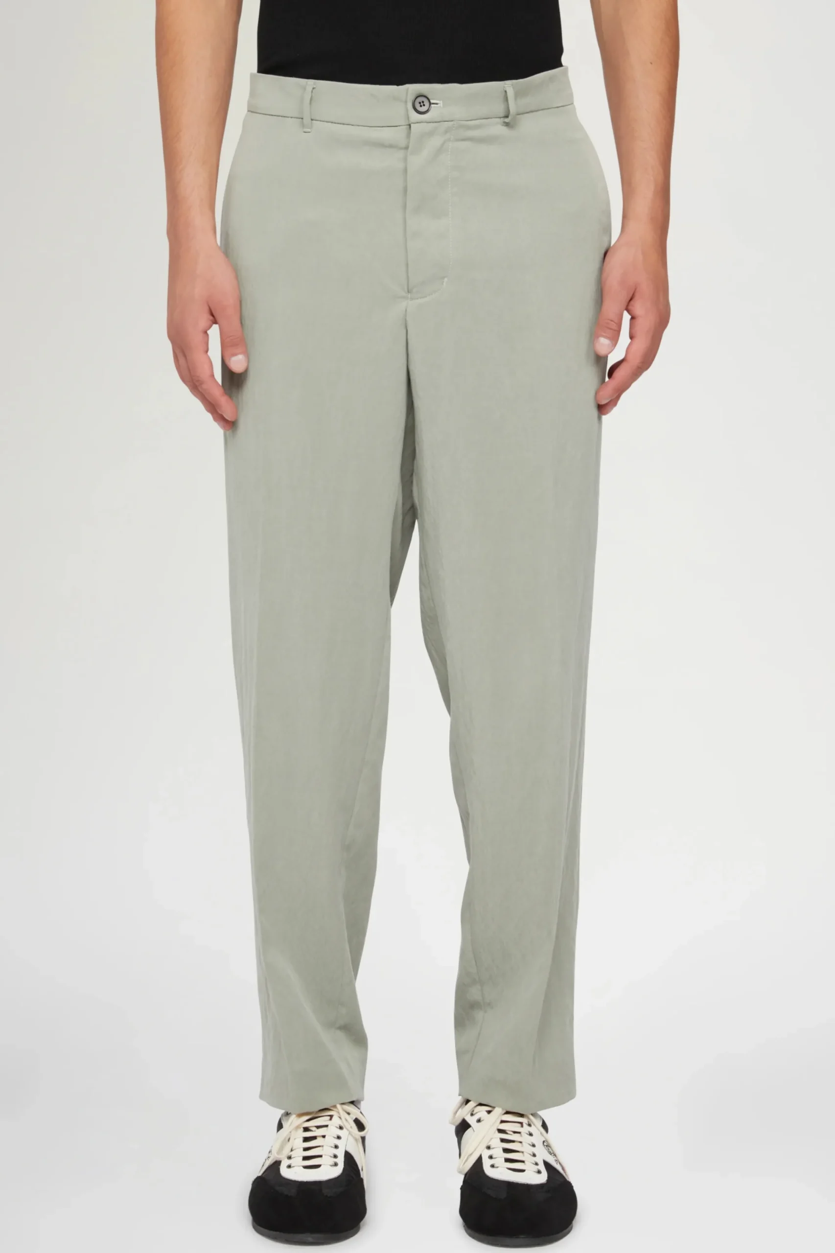 Uomo^Antonio Marras Pantaloni Dritti Verde Salvia