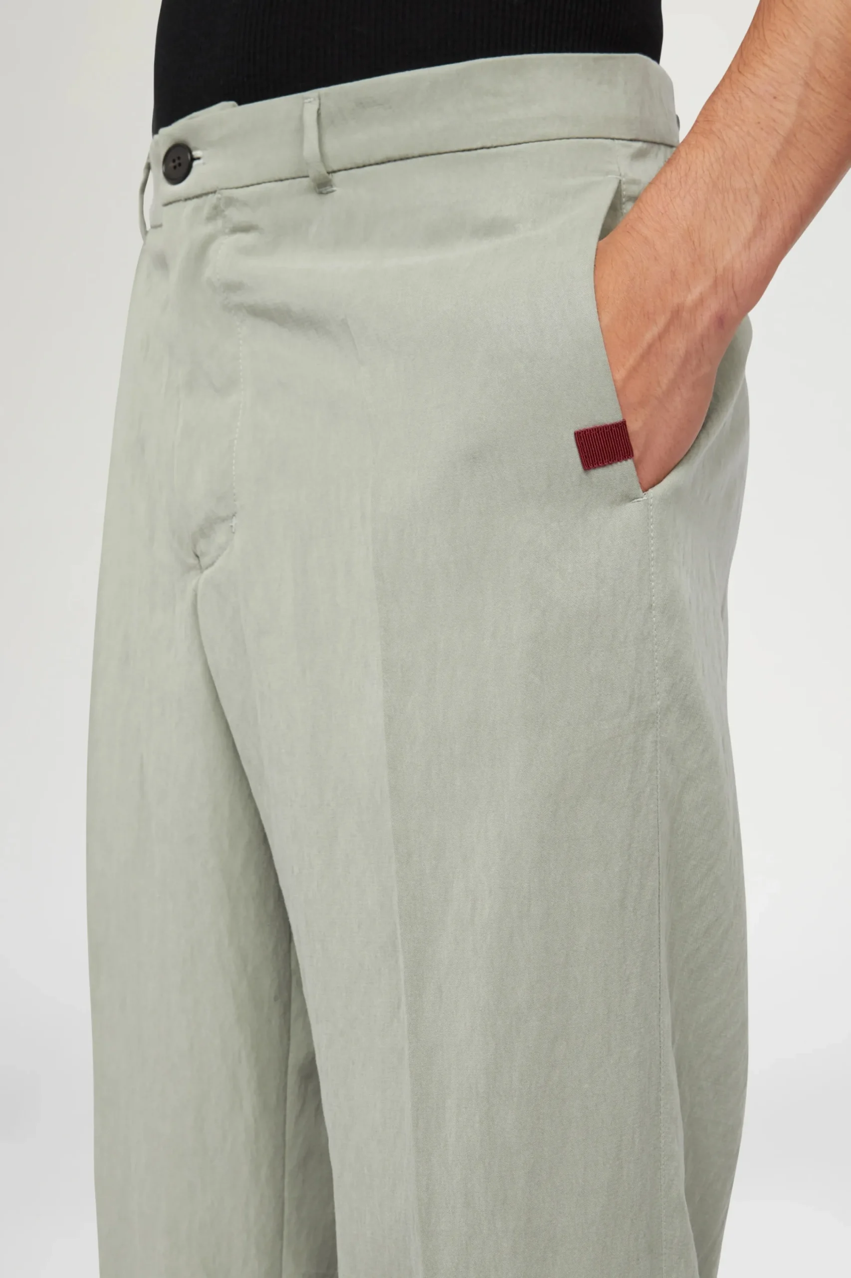 Uomo^Antonio Marras Pantaloni Dritti Verde Salvia