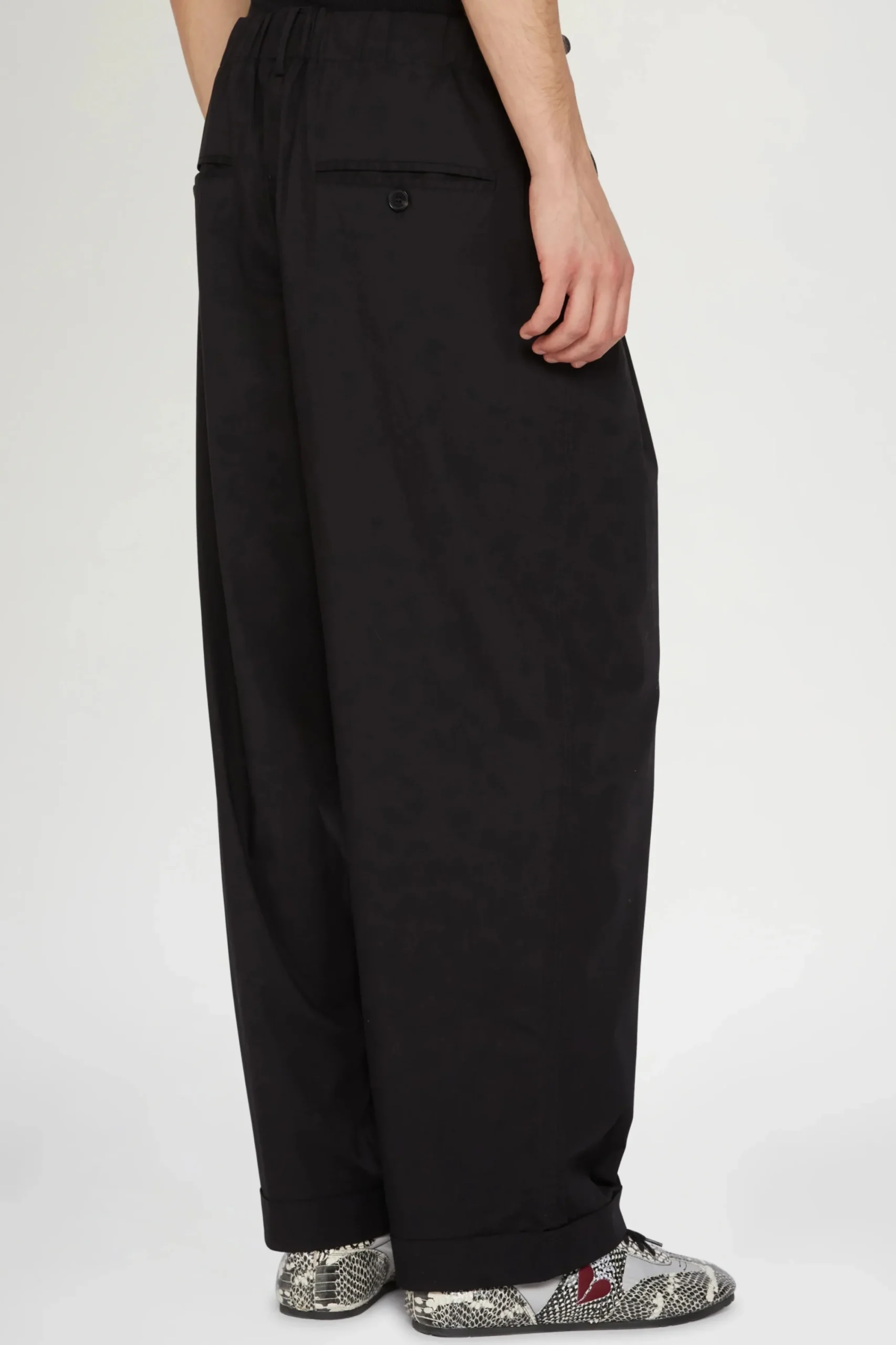Uomo^Antonio Marras Pantaloni Gamba Larga Neri