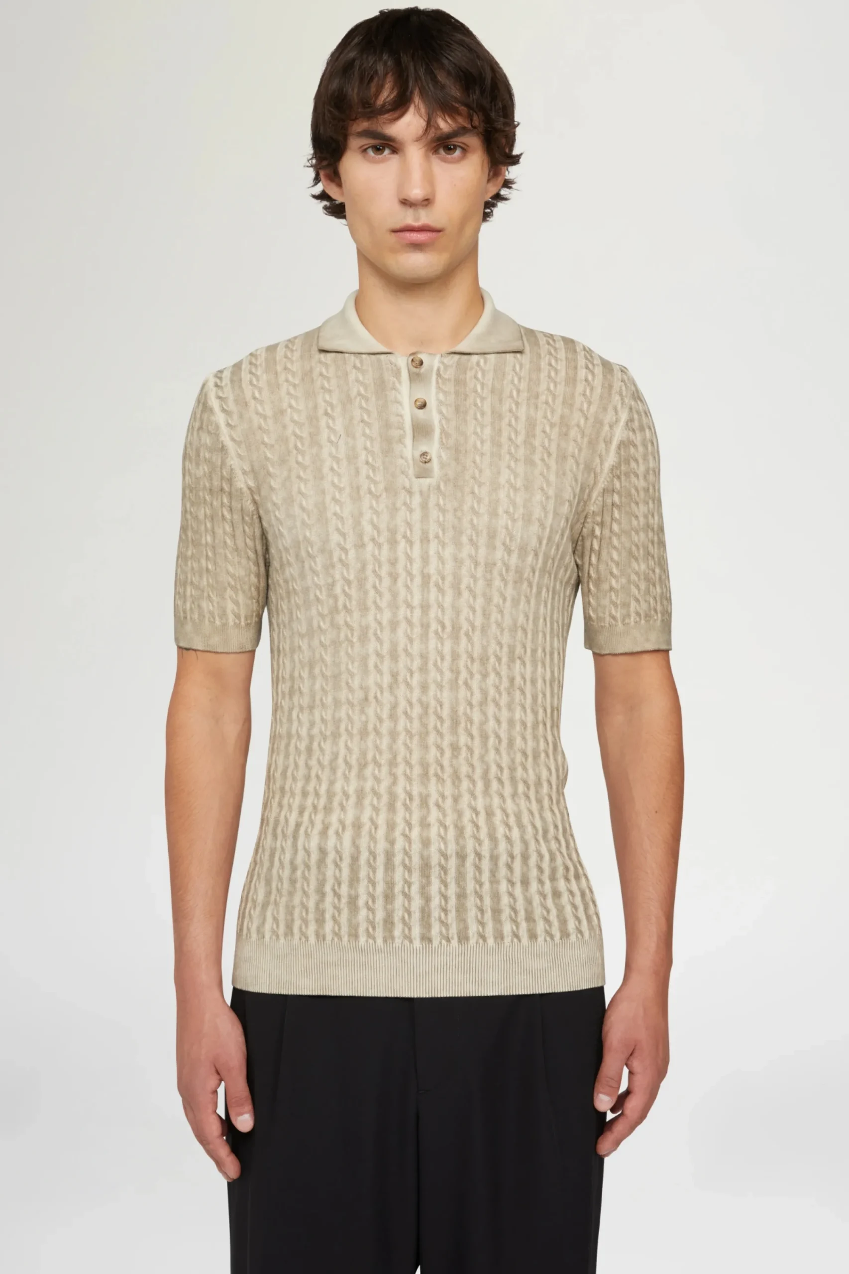 Uomo^Antonio Marras Polo in Maglia Beige