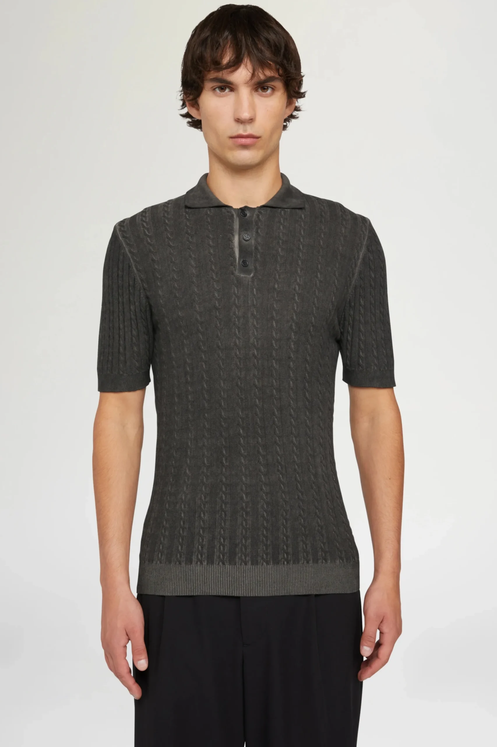 Uomo^Antonio Marras Polo in Maglia Grigia