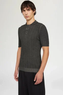 Uomo^Antonio Marras Polo in Maglia Grigia