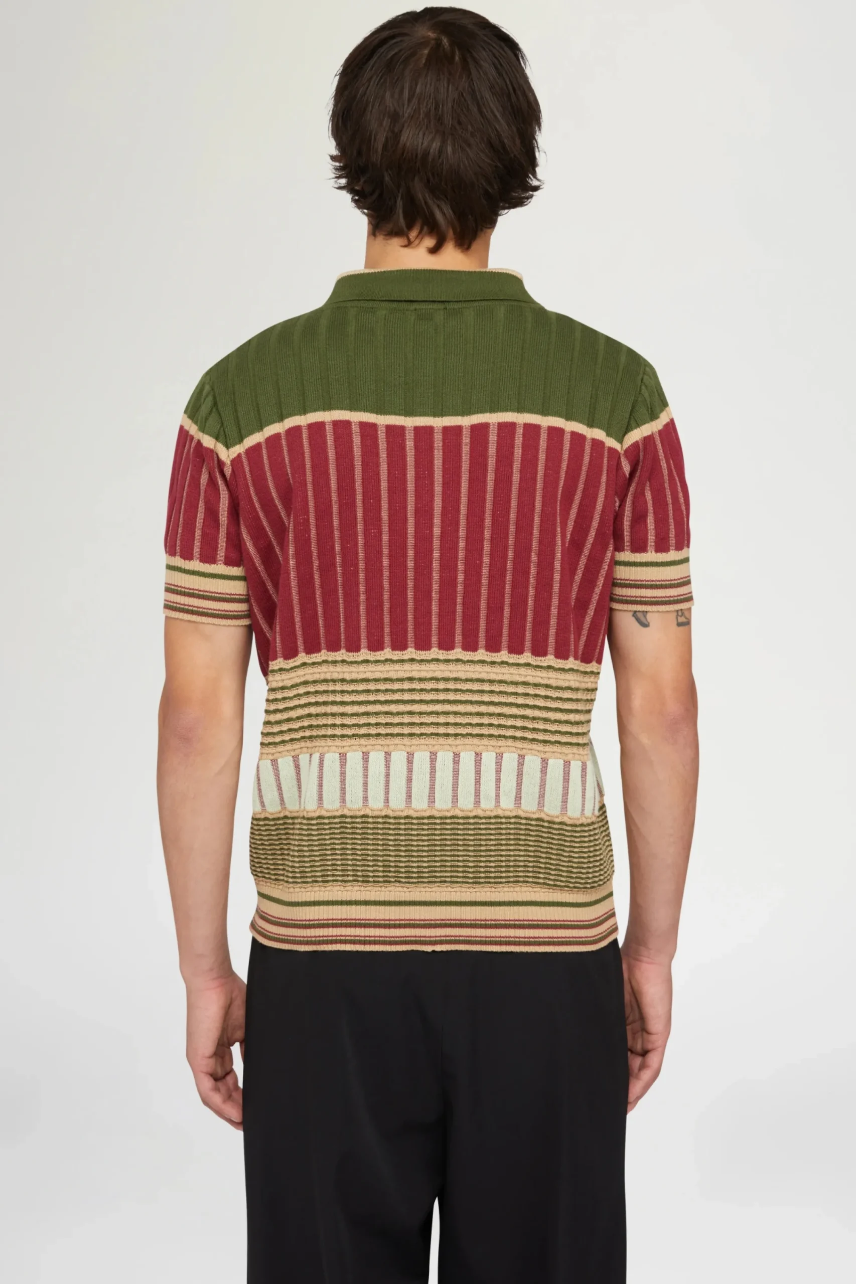 Uomo^Antonio Marras Polo in Maglia Rossa e Verde