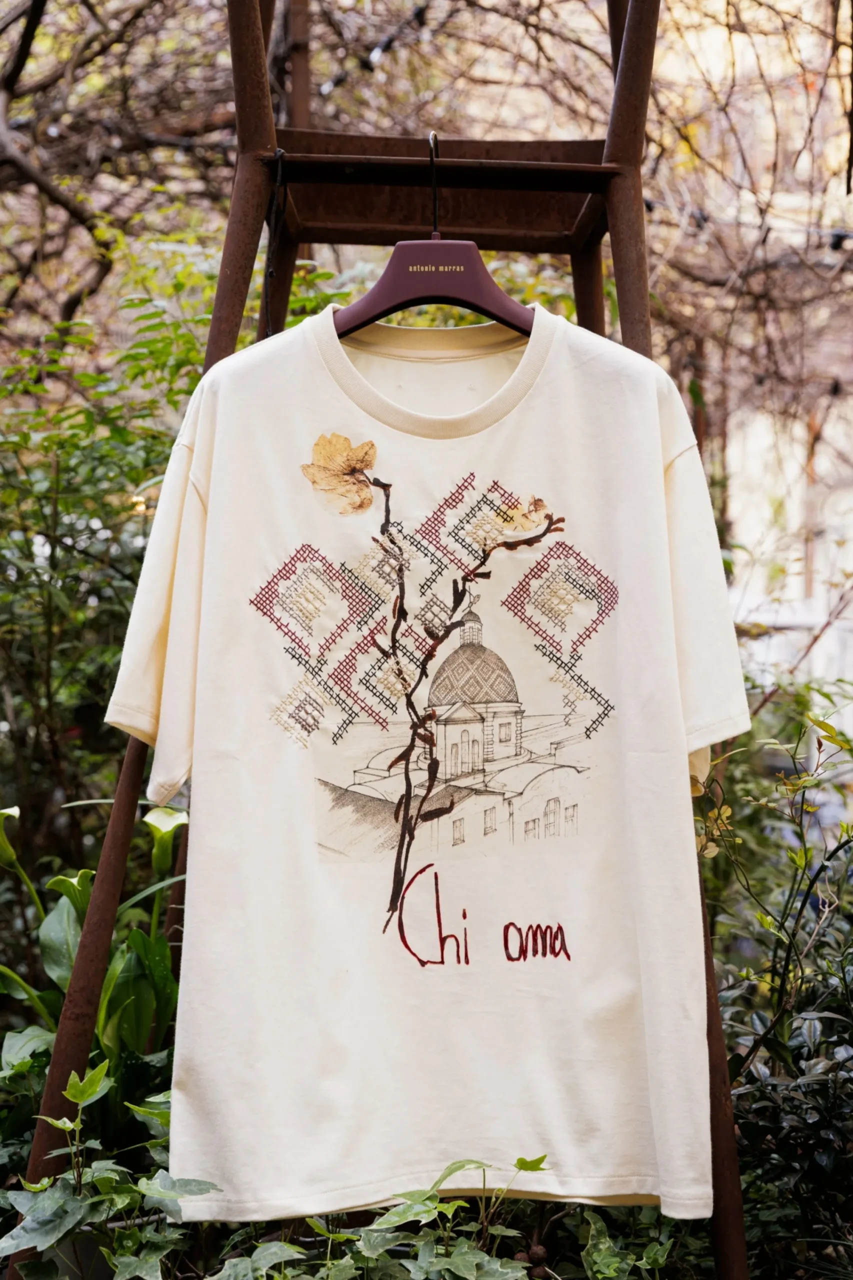Magliette E Top|Uomo^Antonio Marras T-shirt con San Michele Chi ama