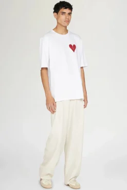 Uomo^Antonio Marras T-shirt Cuore Spezzato Bianca
