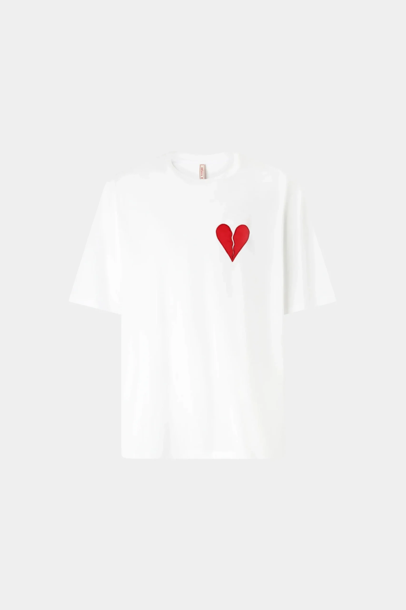 Uomo^Antonio Marras T-shirt Cuore Spezzato Bianca