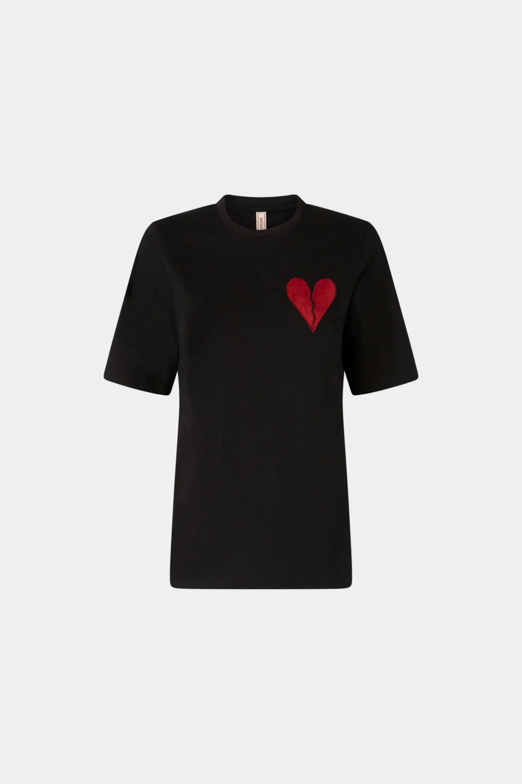 Magliette E Top|Uomo^Antonio Marras T-shirt Cuore Spezzato Nera