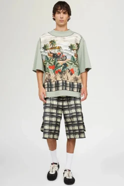 Uomo^Antonio Marras T-shirt in Cotone Verde