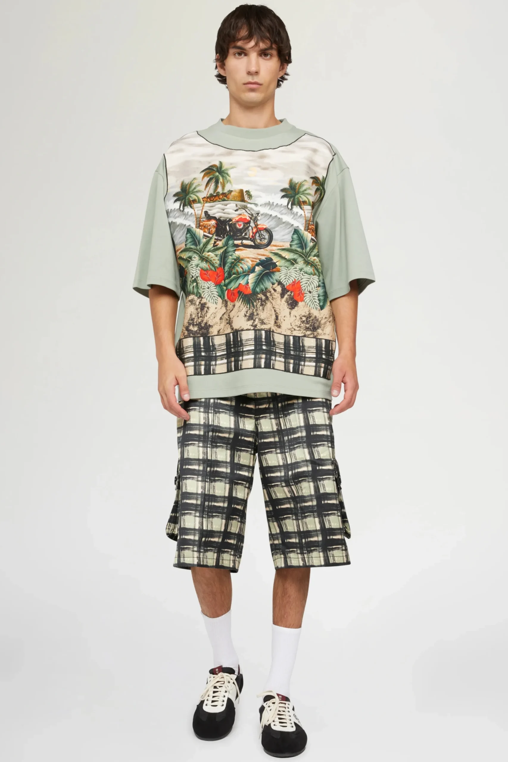 Uomo^Antonio Marras T-shirt in Cotone Verde