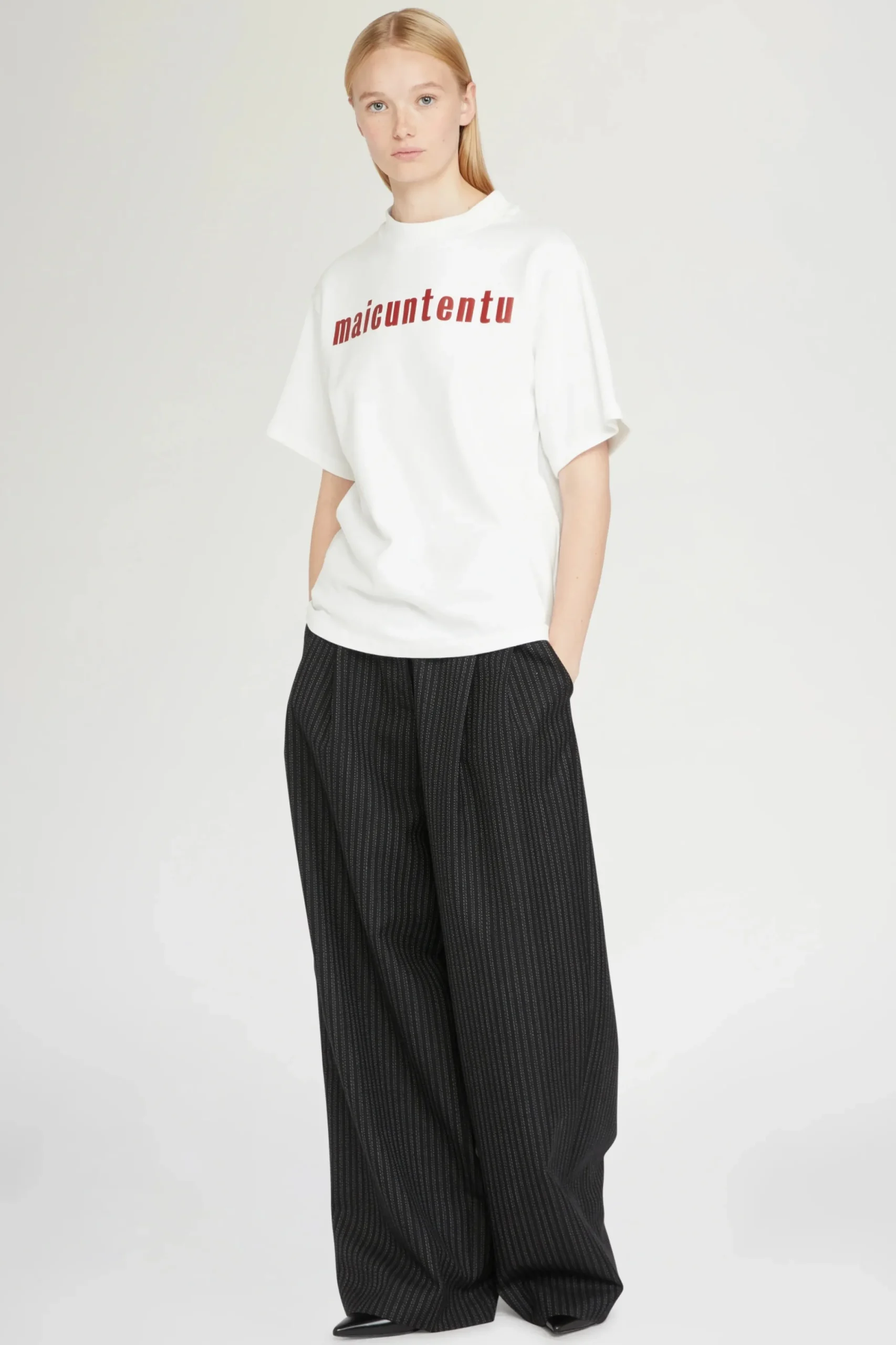 Magliette E Top^Antonio Marras T-shirt Maicuntentu Bianca