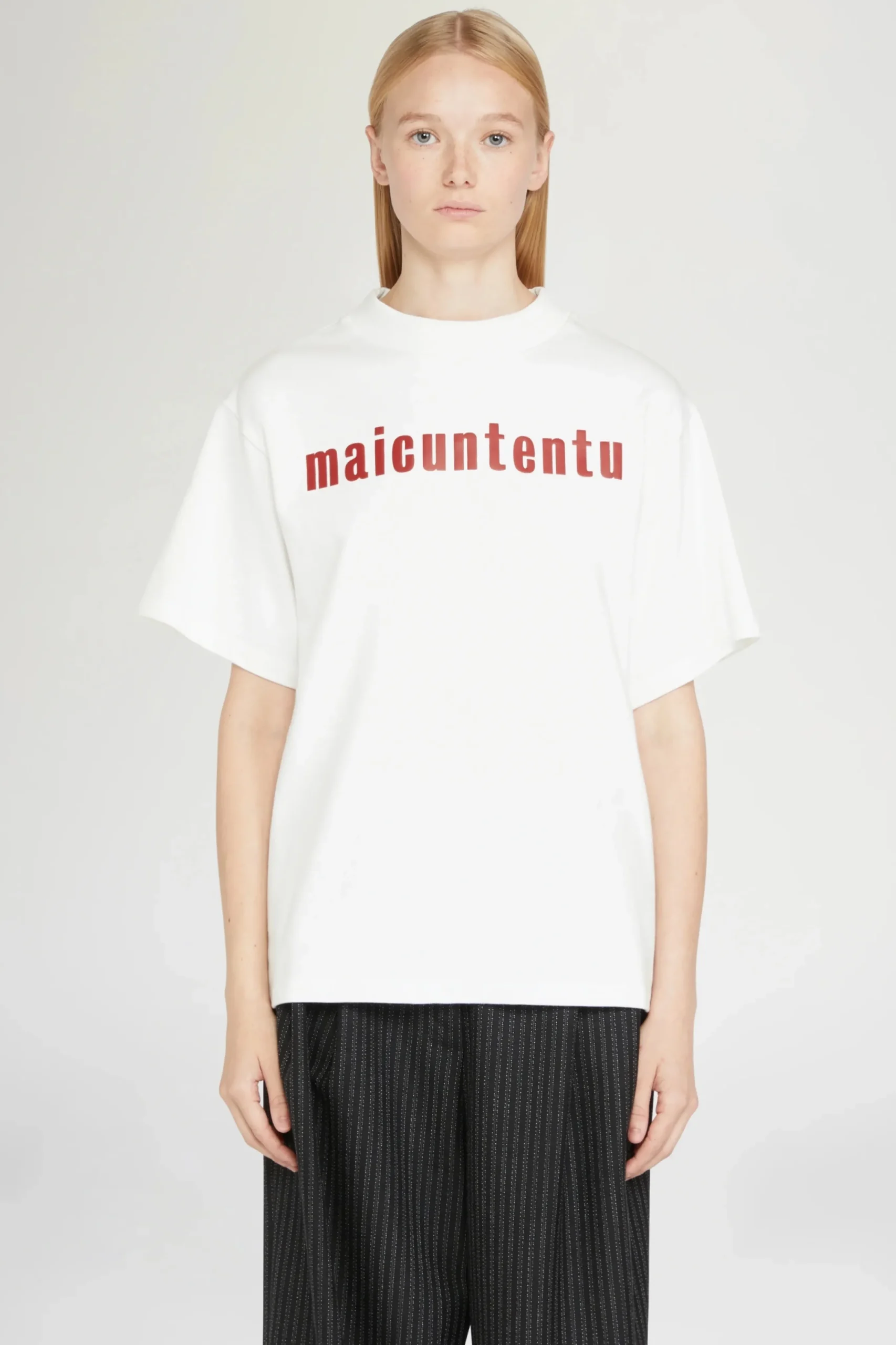 Magliette E Top^Antonio Marras T-shirt Maicuntentu Bianca